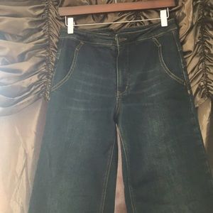 Free People wide leg jeans